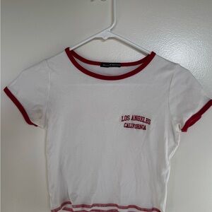 White and Red Kids T-Shirt